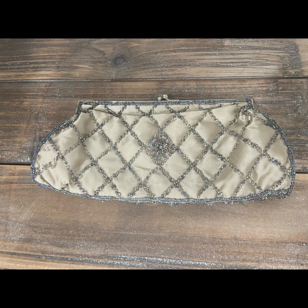 Carlo Fellini beaded clutch
